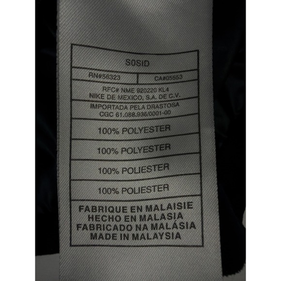 Nike Running Half Zip Pullover Jacket Men's Large Black Windbreaker Lightweight - Picture 5 of 11